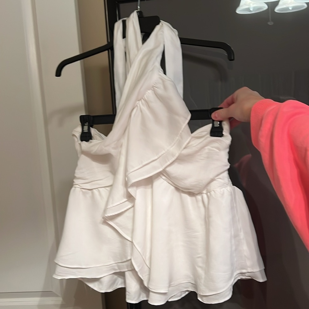 Ruffle Halter Top